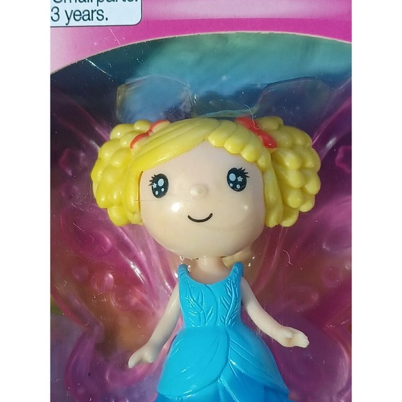 RARE Mini Dizzy Doo Blonde Girl Doll Lot Of 2 Wings Pigtails Butterfly Wand - Picture 6 of 13